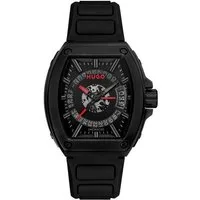 HUGO Quarzuhr #HUGO ID 1530436, Armbanduhr, Damenuhr, Herrenuhr, Silikonarmband, analog, Tag