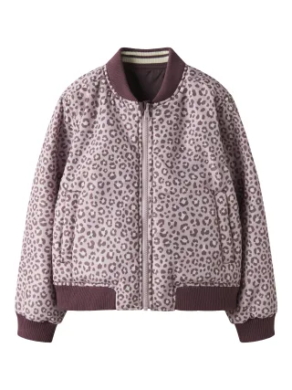 NAME IT - NKFMARISKA BOMBER JACKET REV Plum Wine - Gr. - 164