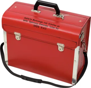KS Tools Werkzeugkoffer, leer, Leder - 117.1820-99