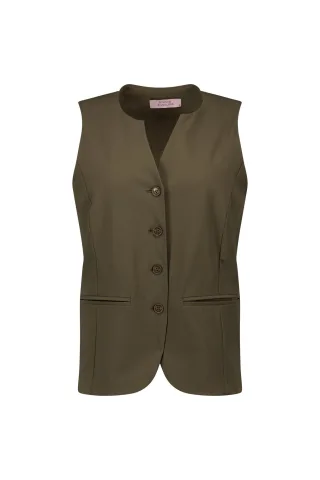 Studio Anneloes - Lenora gilet new army - Gr. - XS