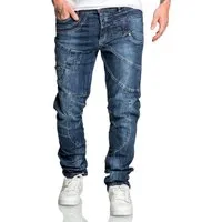 Amaci&Sons Stretch-Jeans KAUAI Regular Slim Jeans Herren Regular Slim Denim Design Hose