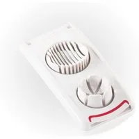 Leifheit Eierschneider Eierschneider Combi, (1-tlg), 3 Funktionen, Edelstahldrähte, Anti-Rutsch-Applikation