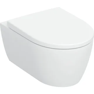 Geberit iCon Set Wand-WC, Tiefspüler, geschlossene Form, spülrandlos, Turboflush 503045001