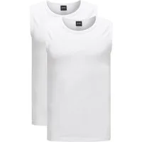 BOSS Unterhemd Men Business Tank Top Cotton Stretch Multipack (Vorteilspack, 2-St., 2er-Pack, 4er-Pack) Sleeveless T-Shirt mit Rundhals-Ausschnitt Slim Fit