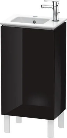 Duravit L-Cube Waschtischunterbau bodenstehend Schwarz Hochglanz 420x294x704 mm - LC6273L4040 LC6273L4040