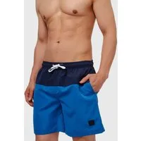 Indicode Badeshorts Herren Pruitt Schwimmshorts Männer elastischer Bund mit Kordelzug, Color-Block-Optik
