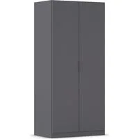 rauch Kleiderschrank Drehtürenschrank Schrank Garderobe Ankleide Schlafzimmer LAGOA (3 verschiedene Ausstattungen BASIC/CLASSIC/PREMIUM (inkl. SOFT-CLOSE) moderne Kantengriffe aus Metall, optional mit Aufsatz MADE IN GERMANY
