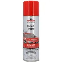 NIGRIN Brillant-Wachs Glanz Detailer 300ml Spray Autowachs (1 St), Lack-Konservierung Lack-Pflege Wachs Wax Dose Hochglanz Konservierung