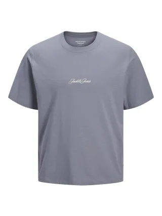 JACK&JONES - JORCASSIS AOP ELEMENT TEE SS CN JNR Blau - Gr. - 176