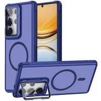CoolGadget Handyhülle Hybrid CAM Handy Hülle für Samsung Galaxy S26 Ultra 6,9 Zoll, Kameraschutzglas klappbar Schutzhülle Metallring für Magsafe Zubehör