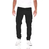Jack & Jones Cargojeans Jack & Jones Paul Flake Tapered Slim Cargo Herren Jeans Hose