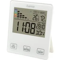 Hama Thermo-/Hygrometer "TH-10", mit Schimmelalarm Thermometer Wetterstation