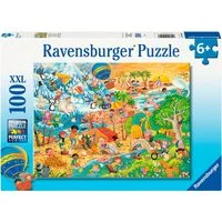 Ravensburger Puzzle Die 4 Jahreszeiten, 100 Puzzleteile, Made in Germany