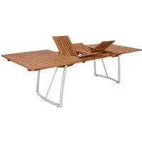 Gardissimo Gartentisch Saigon (Edelstahl Akazie Ausziehtisch, 1 Tisch), ausziehbar