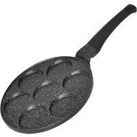 Cheffinger Crêpepfanne Pancakes Bratpfanne Pancake Pfannkuchen Oladji, Aluminium (Spar-Set), induktionsfähig