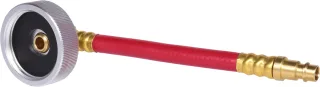 KS Tools Entlüfterstutzen-Adapter E 20 mit beweglichem Anschlussschlauch zur Bremsentlüftung - 160.0713