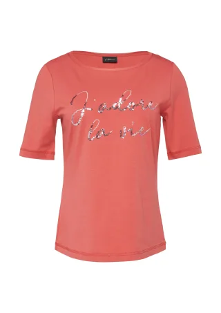 s.Oliver BLACK LABEL - T-Shirt pink - Gr. - 34