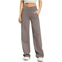 G4Free Jogginghose Damen Jogginghose Hohe Taille Weites Bein Yoga & Alltag Jogginghose mit Taschen