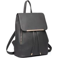 Miss Lulu Cityrucksack Damen Rucksack aus Kunstleder – Elegant mit Rolltop.