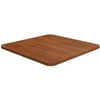 furnicato Tischplatte Quadratische aus massivem Eichenholz 40x40x1,5 cm (1 St), Lasierte Holzplatte als Tischplatte für Beistelltische und Regale