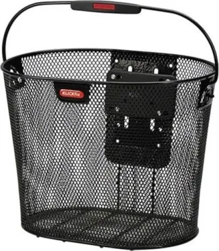 KLICKfix Oval Plus Lenkerkorb schwarz