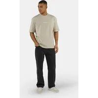PEGADOR Rundhalsshirt COLNE LOGO OVERSIZED TEE Baumwolle, oversize