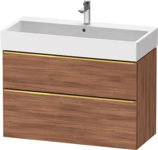 Duravit D-Neo Waschtischunterbau wandhängend Nussbaum Matt 984x442x625 mm - DE4374034790000 DE4374034790000
