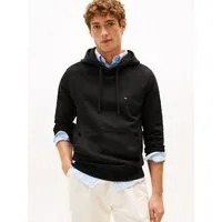 Tommy Hilfiger Hoodie ESSENTIAL TERRY mit Tunnelzug und Flag-Stickerei