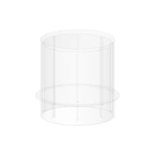 Dornbracht Bauschutzkappe Schutzkappe für Handbrause Ersatzteile 092102115 D. 26 x 25 mm 09210211590