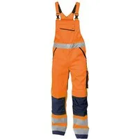 Dassy Arbeitslatzhose Warnschutz Latzhose mit Kniepolstertaschen Malmedy (1-tlg)