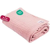 Babydecke Musselintuch für Babys 80x80cm, 100% Musselin-Baumwolle, Clinotest, waschbare Mulltücher ohne Einlaufen - saugstarke Baby Spucktücher