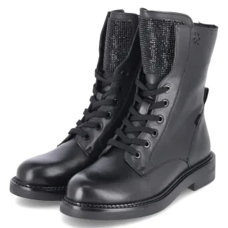 Mexx Schnürboots PINA MABEL - Gr. 40 - Schwarz - Leder und Synthetik