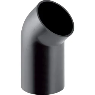 Geberit PE Bogen 45Gr mit langem Schenkel 367046161