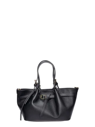 Luisa Vannini Schwarz Rindsledertasche