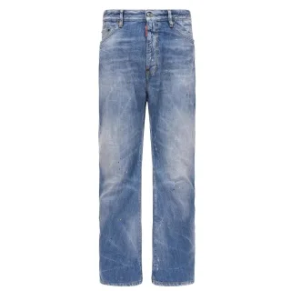Dsquared2 Clean Baby Blue Wash London Bro Jeans