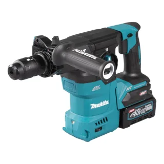 Makita Akku-Kombihammer 40V max. + Schnellwechselfutter / 4,0 Ah, 2 Akkus+Ladegerät+Transportkoffer - HR009GM202