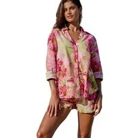 LIPSY Strandshirt Lipsy Strandhemd mit Blumen-Print (1-tlg)
