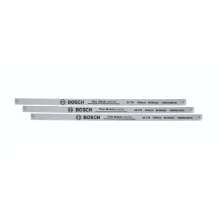 Bosch Bügelsägeblätter 150 mm 24 TPI - 3 Stück - 1600A032UL