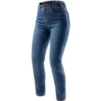 Rebelhorn Motorradhose Classic Damen Motorrad Jeans Verbindungsreißverschluss,Hüftprotektoren enthalten,Knieprotektor