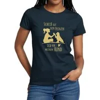 Spreadshirt T-Shirt Scheiß Auf Den Prinzen Ich Hab Meinen Hund Frauen T-Shirt (1-tlg)
