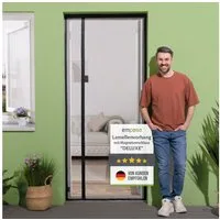 empasa Insektenschutz-Vorhang "DELUXE" seitlich, (1-St), Lamellenvorhang seitlicher Eingang - mit Magnetverschluss