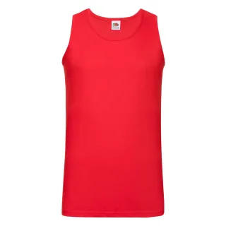 Fruit of the Loom - "Valueweight Athletic" Ärmelloses Oberteil für Herren/Damen Unisex (Rot)