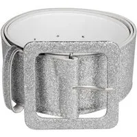 Boland Synthetikgürtel Glitzer Gürtel silber