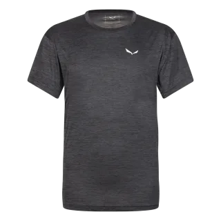 SALEWA - Tovel Melange Dry'Ton T-Shirt Herren - Schwarz (Gr.56)