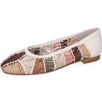Melvin & Hamilton Imani 2 Leder-Geflochtene Schuhe für Damen Ballerina Flache Absätze, Echtes Leder, Von Hand geflochten