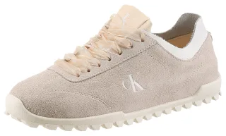 Calvin Klein Sneaker "LOW PROFILE RUN MG SUE DB LACES" Freizeitsneaker, Halbschuh, Schnürschuh mit Profilsohle
