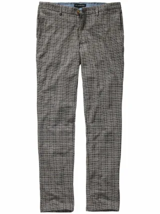 Mey & Edlich Herren Boulevard-Chino Blau 50 % Baumwolle, 39 % Polyester, 11 % Leinen