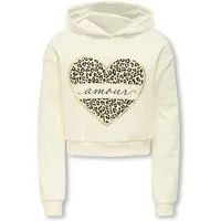 KIDS ONLY Kapuzensweatshirt KOGCOOPER LIFE HEART LS HOODIE SWT NOOS