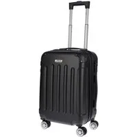 Christian Wippermann Business-Trolley Koffer Handgepäck Bordgepäck Leicht Trolley, 4 Rollen, mit TSA-Schloss