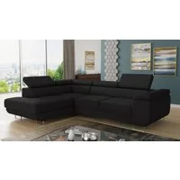 Sofnet Ecksofa Caris Cord, mit Schlaffunktion und Bettkasten, Wohnlandschaft mit einstellbare Kopfstützen, Schlafsofa